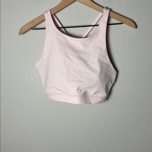Lululemon Energy Bra *High Neck Pink Glow W2BLRS